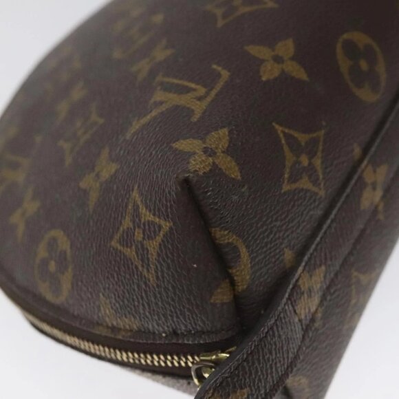 LOUIS VUITTON Monogram Trousse Demi Ronde Cosmetic Pouch M47520 LV Auth EC293 - Picture 13 of 16